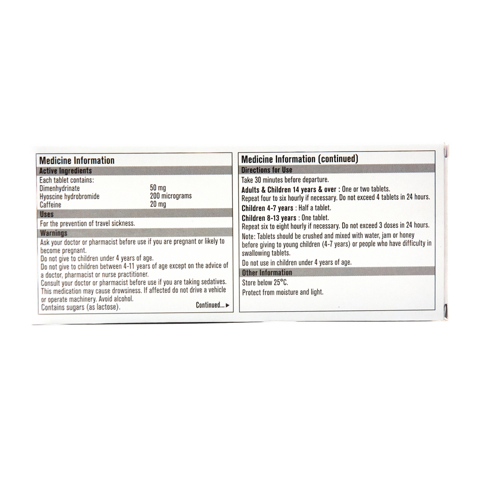 Amcal Travel Sickness 10 Tablets