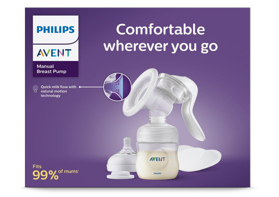 Avent Manual Breast Pump with Bottle