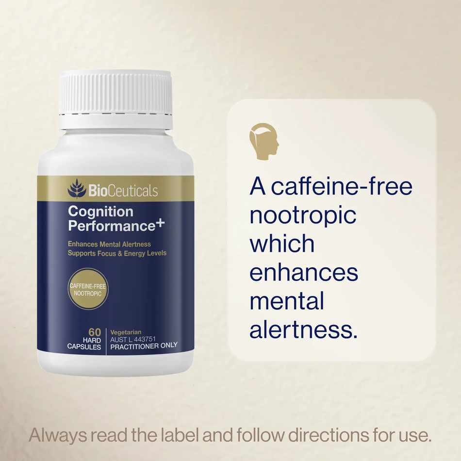 BioCeuticals Cognition Performance+ 60 Capsules Brain Formula NAD+