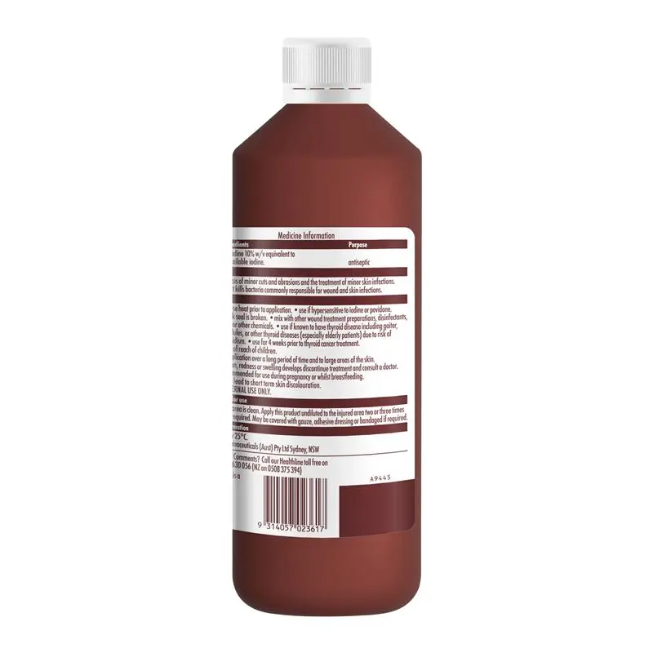 Betadine Antiseptic Topical Solution Povidone-iodine 10% Value Pack 500mL
