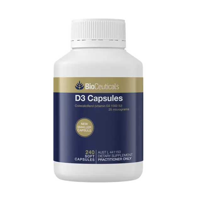 BioCeuticals D3 1000 IU Capsules 240 Soft Capsules