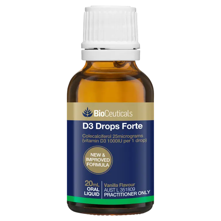 BioCeuticals D3 Drops Forte 20mL Oral Liquid - New Formula