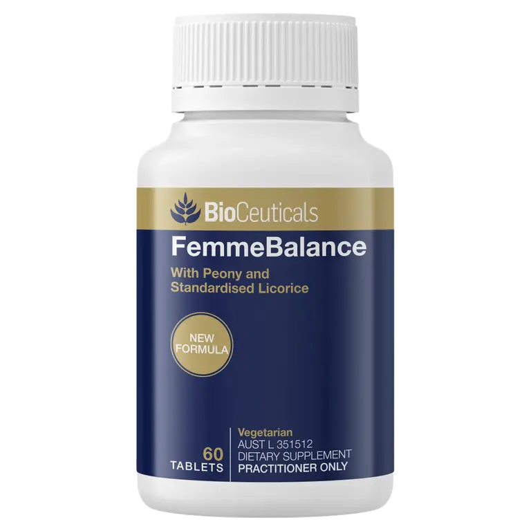 BioCeuticals FemmeBalance With Peony and Standardised Licorice 60 Tablets