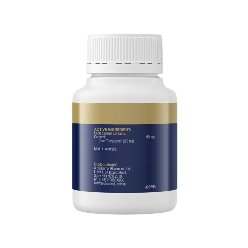 BioCeuticals Theracurmin Triple 60 Capsules Highly bioavailable Curcumin