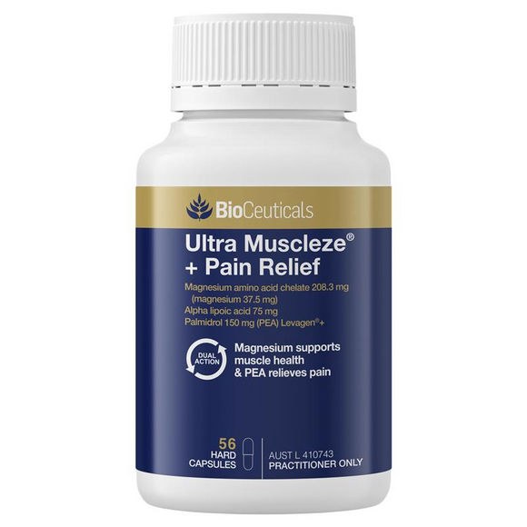 Ultra Muscleze + Pain Relief Dual Action 56 Capsules