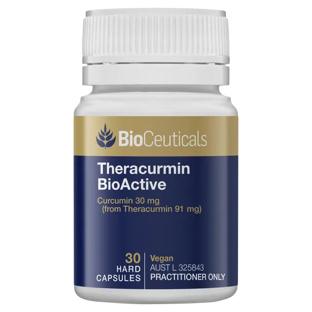 BioCeuticals Theracurmin BioActive 30 Capsules Highly Bioavailable Curcumin
