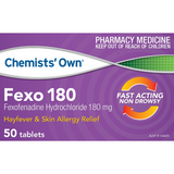 Chemists Own Fexo 180mg 50 Tablets