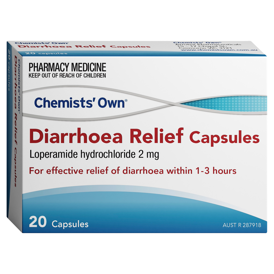 Chemists Own Diarrhoea Relief 20 Capsules