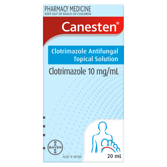 Canesten Clotrimazole Antifungal Broad Spectru,m Topical Solution 20ml