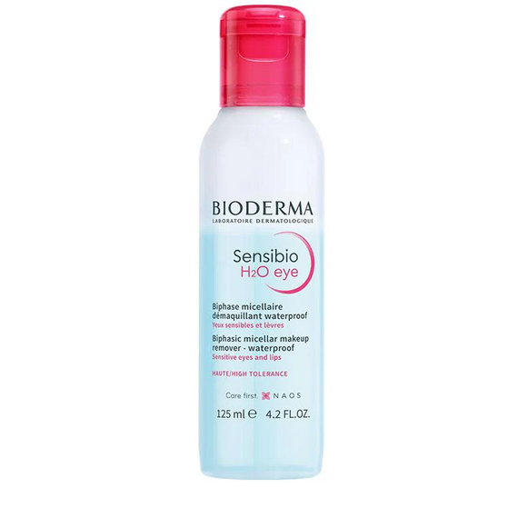 Bioderma Sensibio H2O Eye Biphasic Micellar Waterproof Makeup Remover 125ml