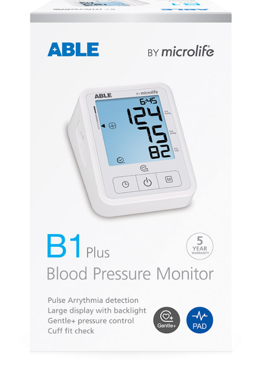 Able Blood Pressure Monitor B1 PLUS by Microlife
