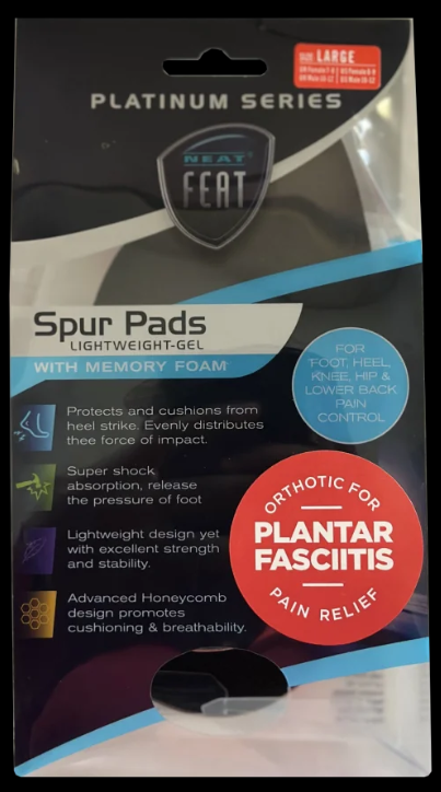 Neat Feat Orthotics Cushioning Spur Pads - Large