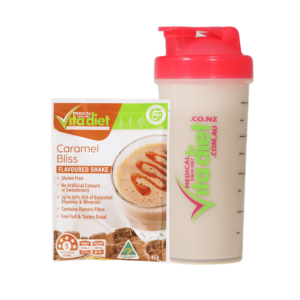VITA DIET Caramel Shake - pack shot