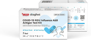 Cellife Diagfest COVID-19 RSV Influenza A&B All in one Antigen Test Kit 1 Test