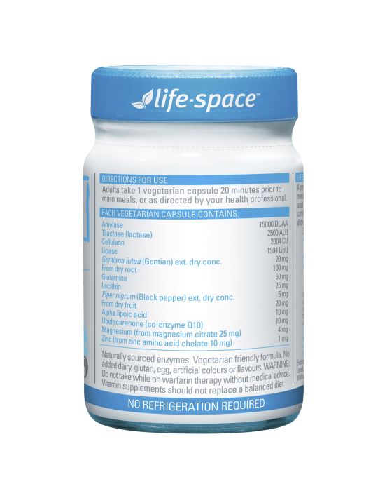 Life Space Digestive Enzymes 60 Capsules