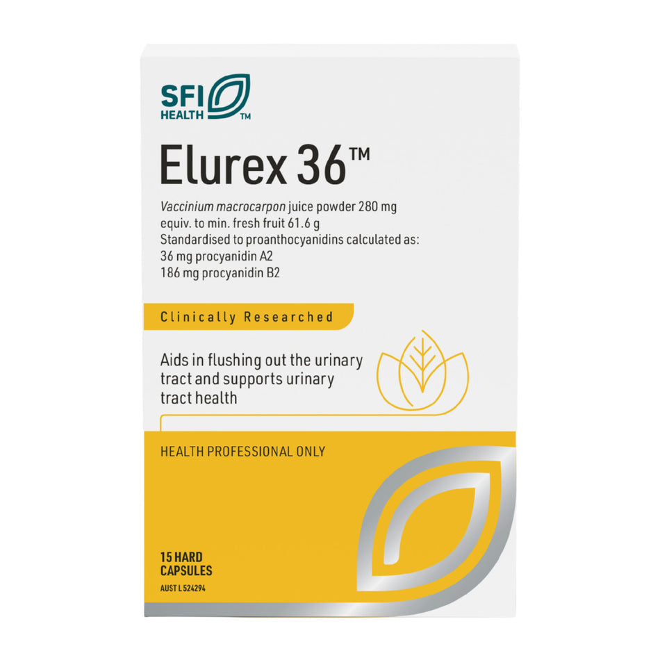 Elurex 36 — Cranberry PAC Urinary Tract Support | 15 Capsules