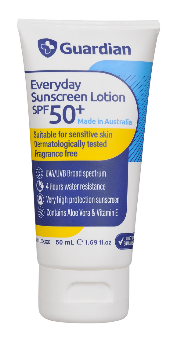 GUARDIAN Everyday Sunscreen Suitable For Sensitive Skin SPF50+ 50ml