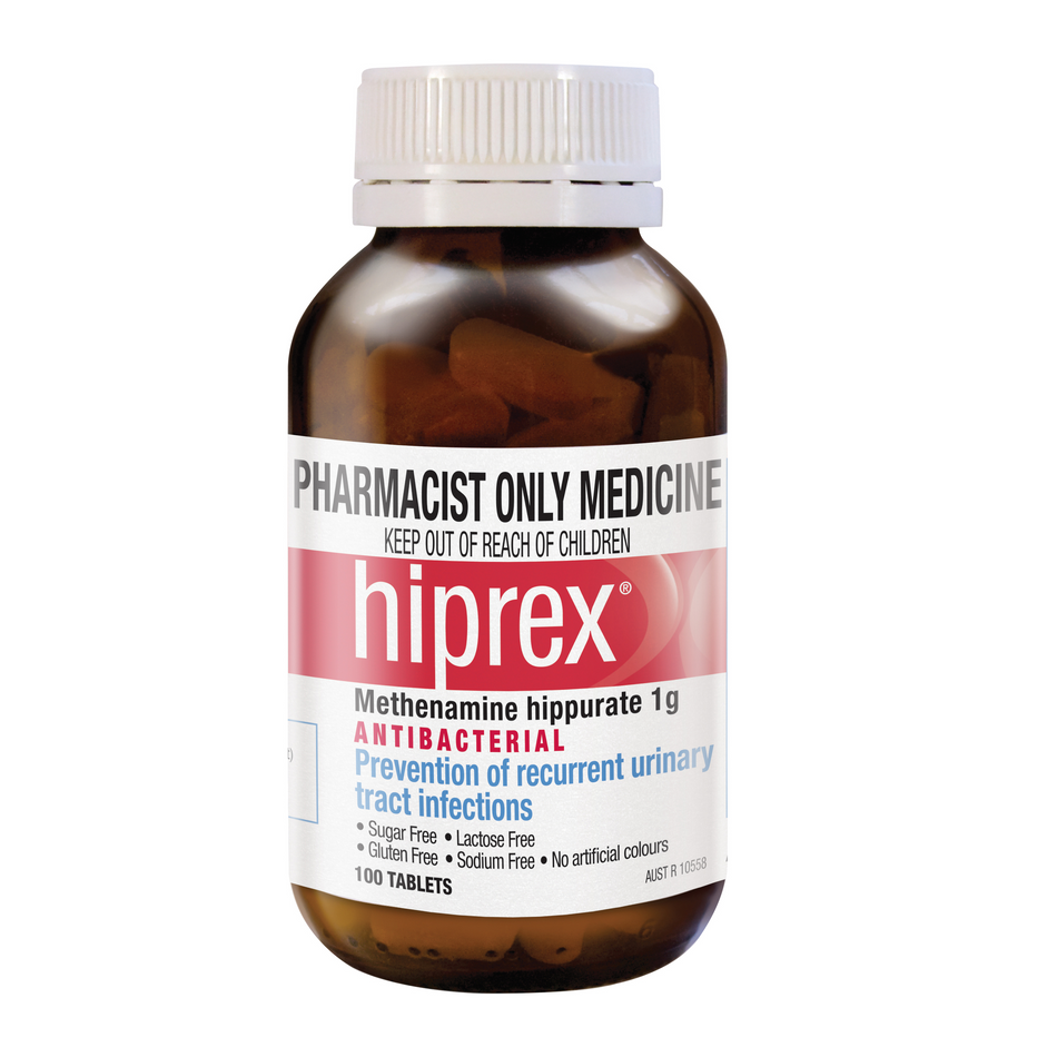 Hiprex Urinary Tract Antibacterial 1g 100 Tablets