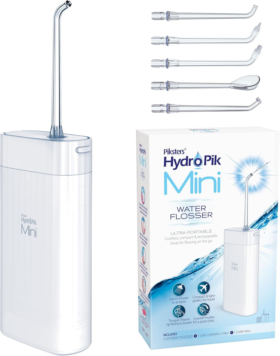 Piksters HydroPik Mini Water Flosser – Cordless & Rechargeable