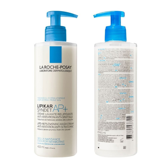 La Roche-Posay Lipikar Syndet AP+ Lipid-Replenishing Wash Cream 400ml