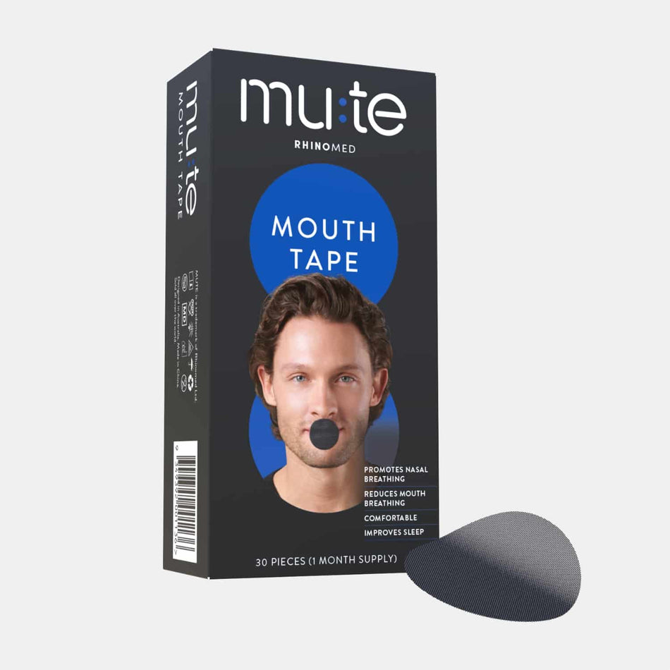 Mute Mouth Tape (30 Pack) Breathe Smarter, Sleep Better