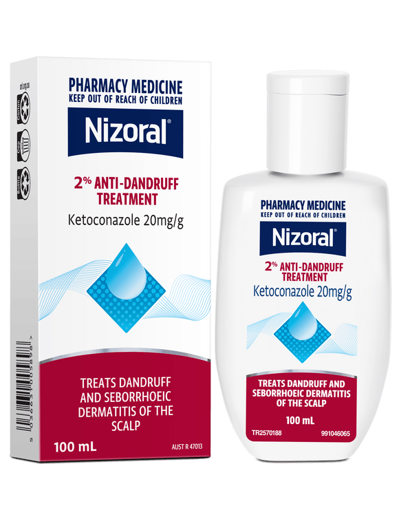 Nizoral Anti-Dandruff & Seborrhoeic Dermatitis Treatment Shampoo 2% 100ml