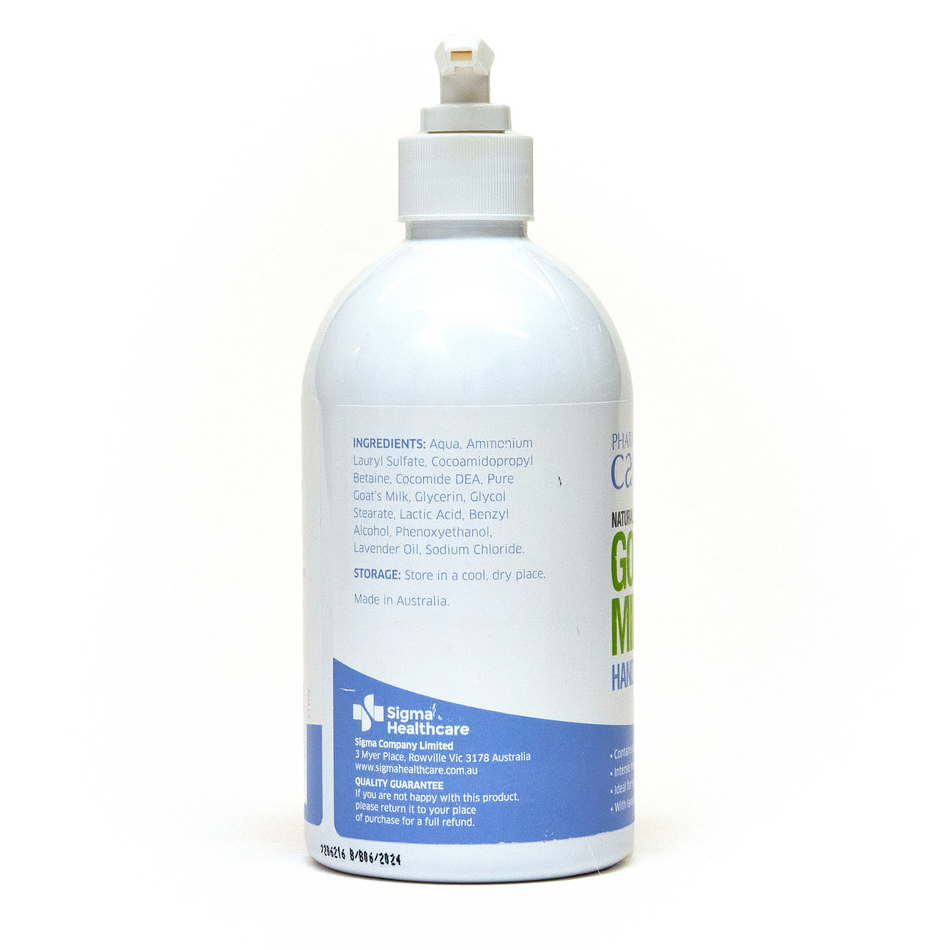 Pharmacy Care Goat's Milk Hand Wash 500ml