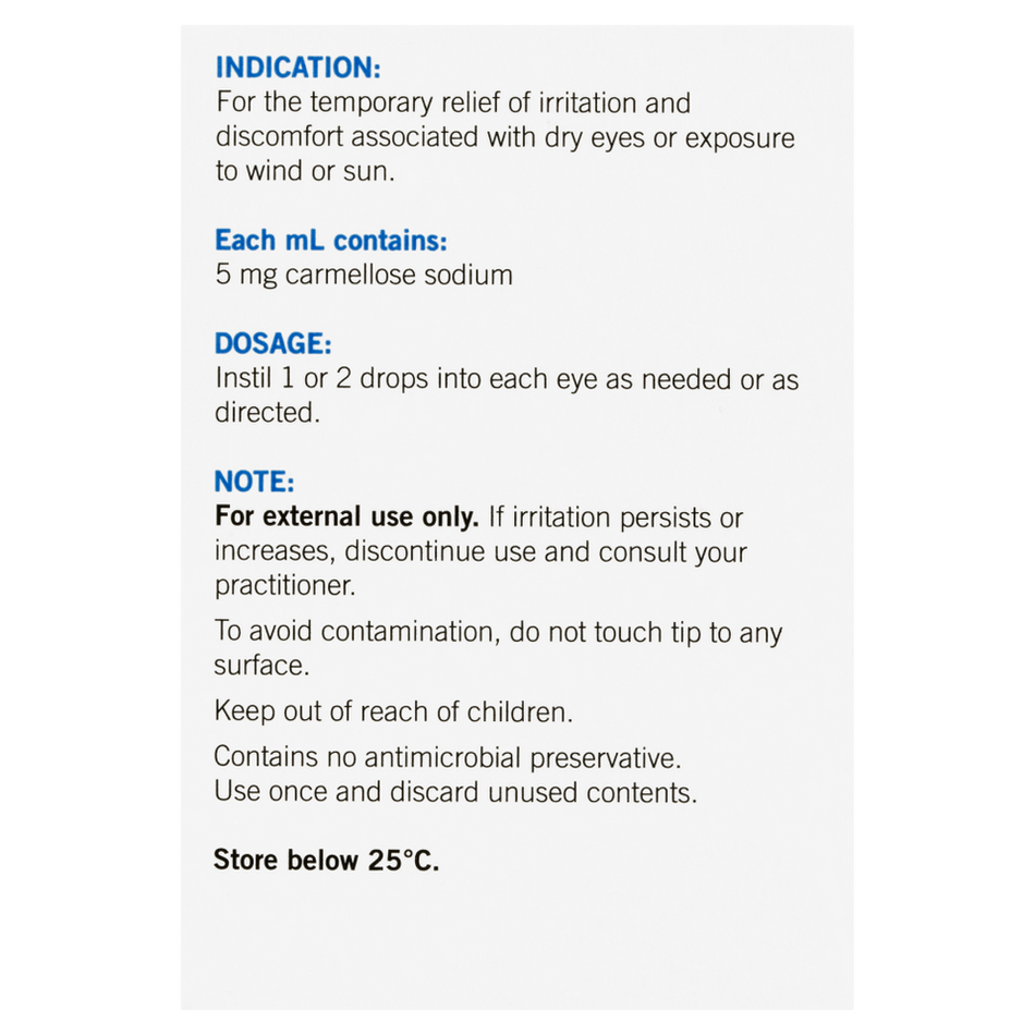 Refresh PLUS Every Day Dry Eye Drops 30 x 0.4mL Vials Sterile