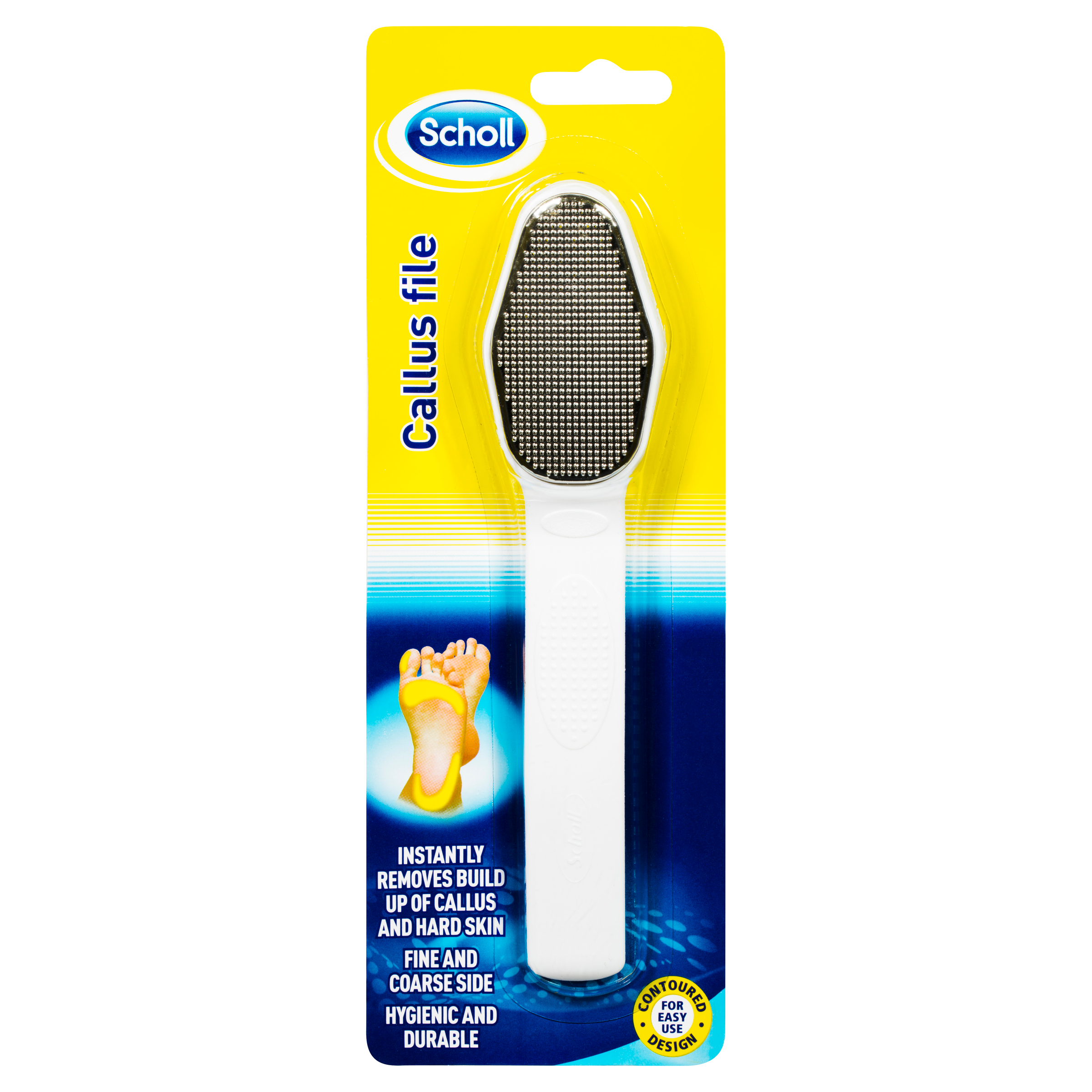 Scholl Corn & Callus File - Removes All Degrees of Hard Skin, Corn and ...