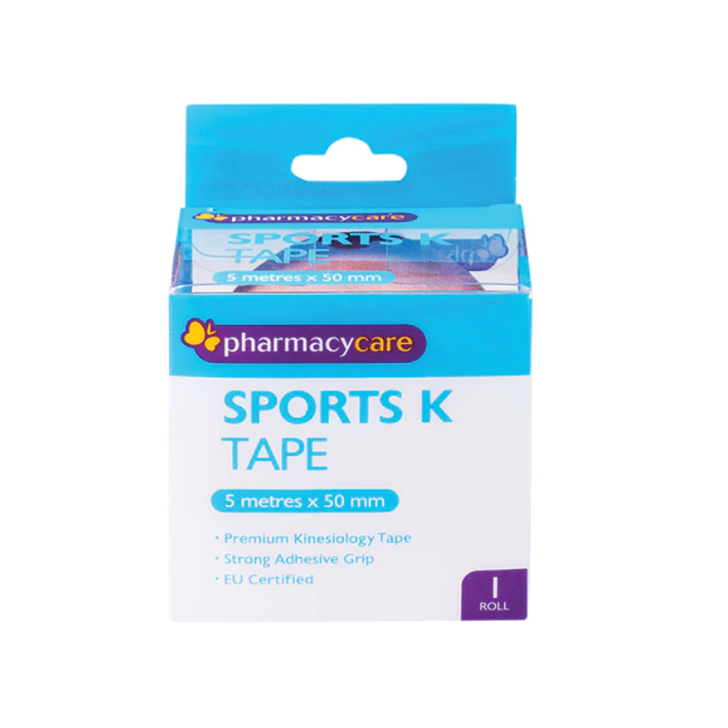 Pharmacy Care Sports K Tape 50mm x 5m Tan