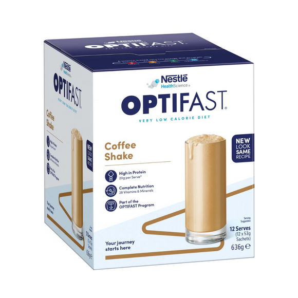 Optifast VLCD Coffee Flavour Shake Sachet 12x53g