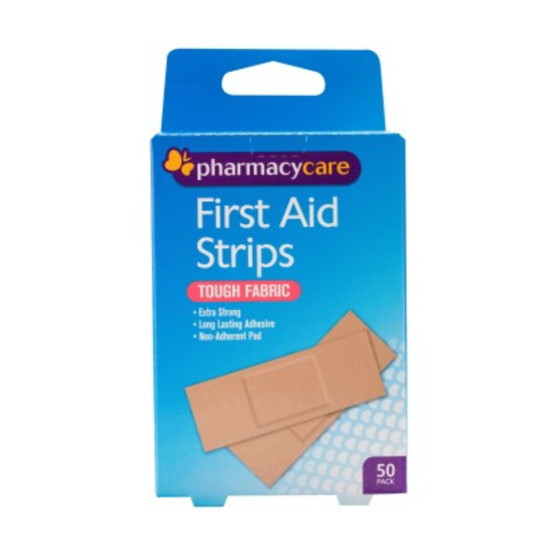 Pharmacy Care First Aid Strip Fabric Tough 50