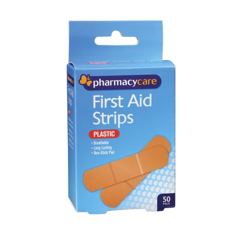 Pharmacy Care  First Aid Strip Plastic 50