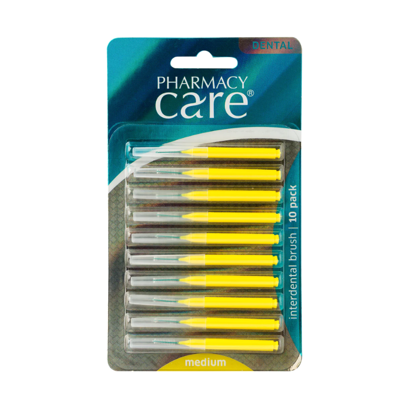 Pharmacy Care Interdental Brush Medium 10 Pack