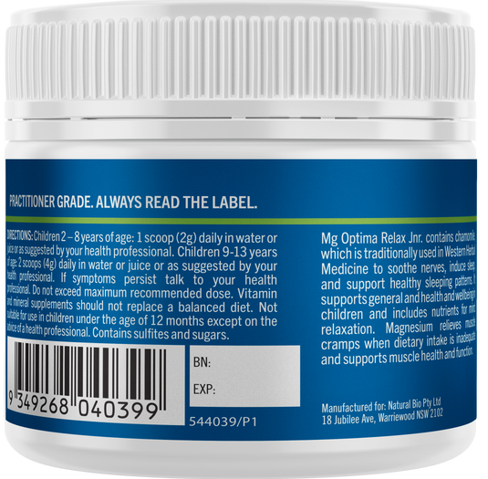 Bioglan Medlab Mg Optima Relax Jnr. 60g