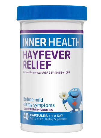 Inner Health Hayfever Relief 40 Capsules - EXPIRY APRIL 2026