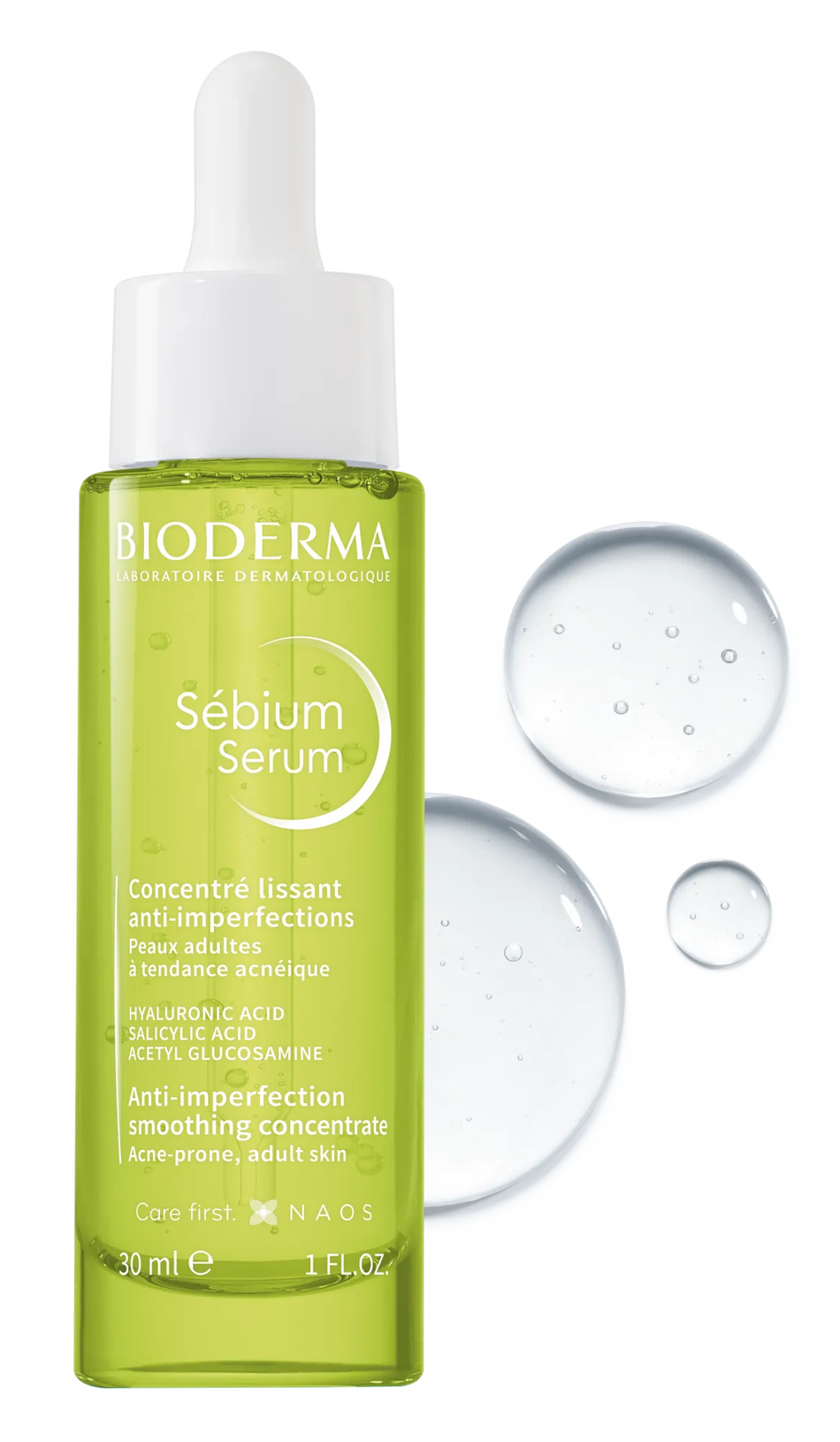Bioderma sebium anti-blemish hydrating serum for acne-prone skin - 30ml