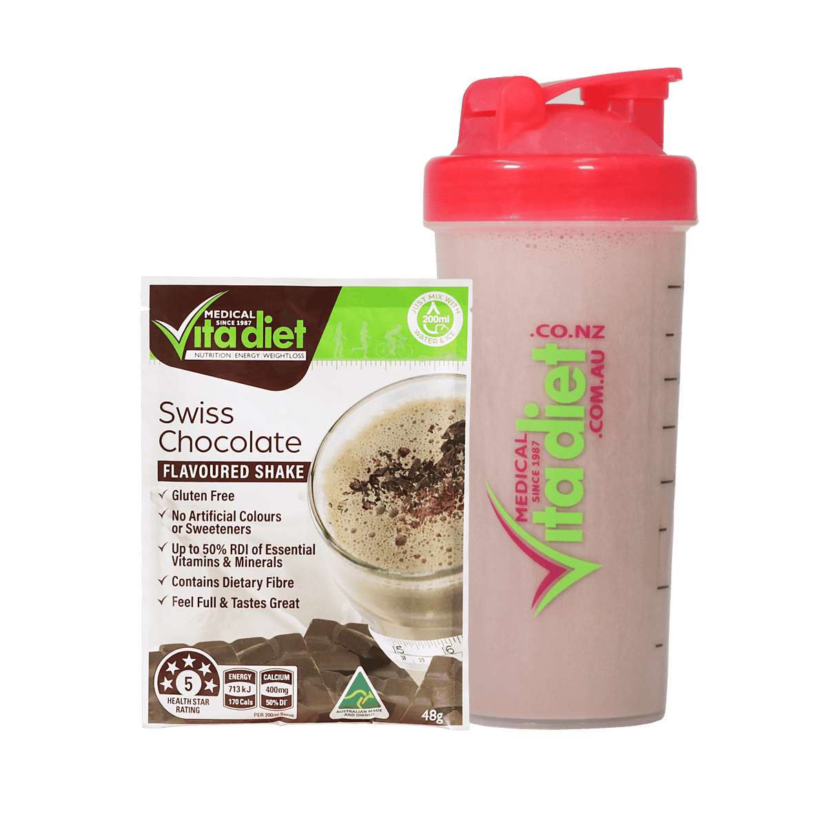 VITA DIET Swiss Chocolate Shake - pack shot