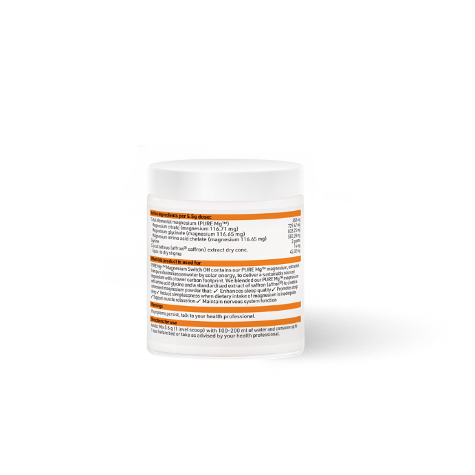 Flordis Pure Mg+ Magnesium Switch Off 165g