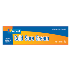 Amcal Cold Sore Cream 5 g