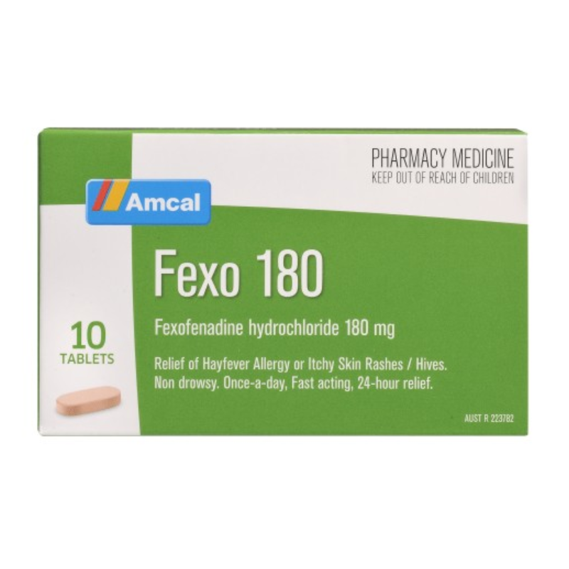 Amcal Fexo 180mg 10 Tablets
