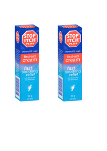 2 x Stop Itch Plus First Aid Cream 50g