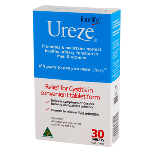 Forelife Ureze UTI and Urinary Health - 30 Tablets