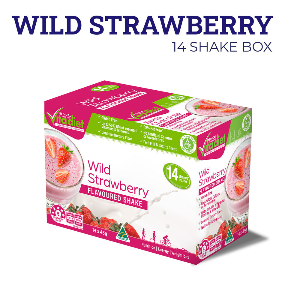 VITA DIET Strawberry Shake 14 Pack