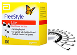 Abbott FreeStyle Lite Glucose Strip Self Testing Freedom InsuLinx 100 Pack