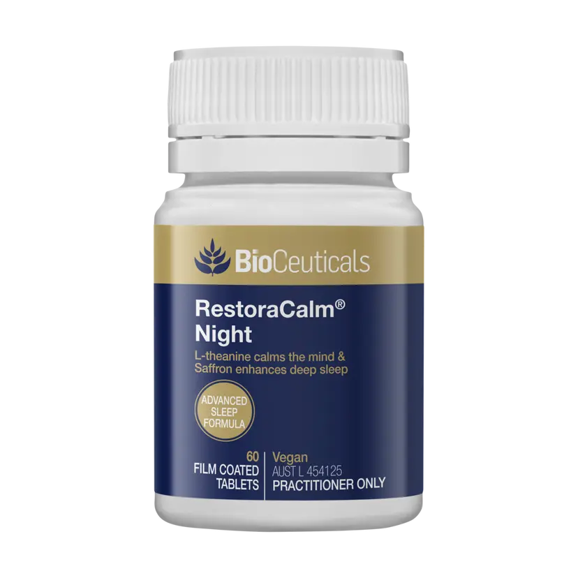BioCeuticals RestoraCalm®  Night With L-theanine 60 Tablets Calm the Mind