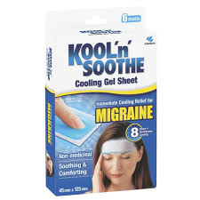 Kool 'n Soothe Migrane & Headache Relief Strips 6 Sheets