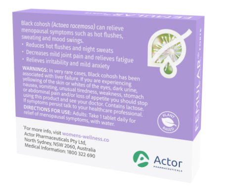 Flordis Femular Forte 90 Tablets Relieve Symptoms of Menopause