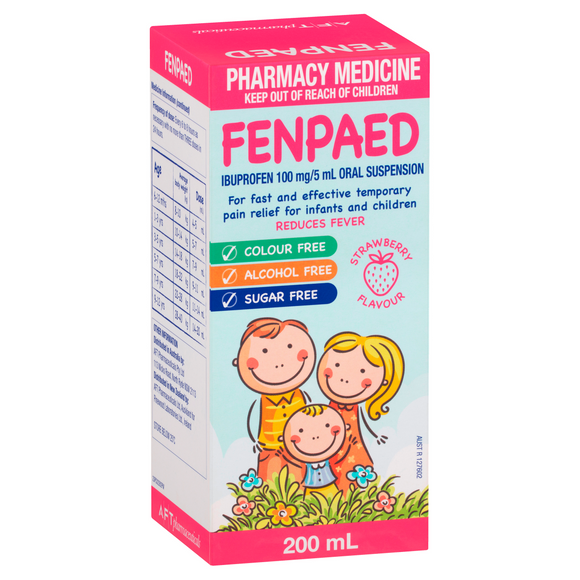 Fenpaed Ibuprofen Oral Liquid 200mL