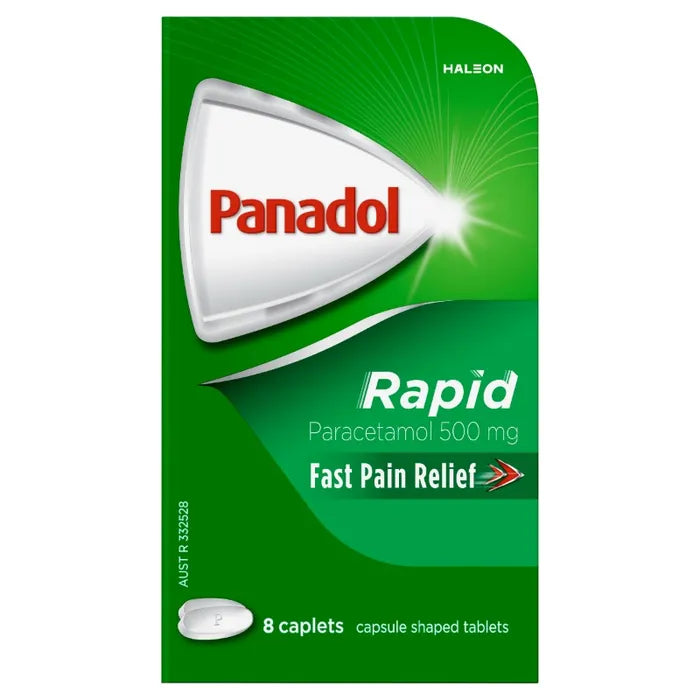 Panadol Rapid Paracetamol 500mg 8 Caplets
